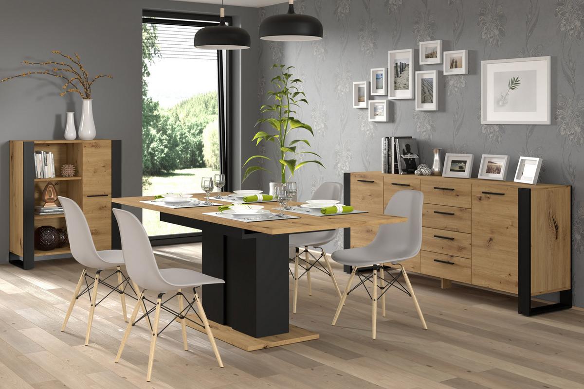 REGAL Artisann 90/110/45 - Eiche Artisan, Holzwerkstoff (90/110/45cm) - RAUMHIRSCH FURNITURE