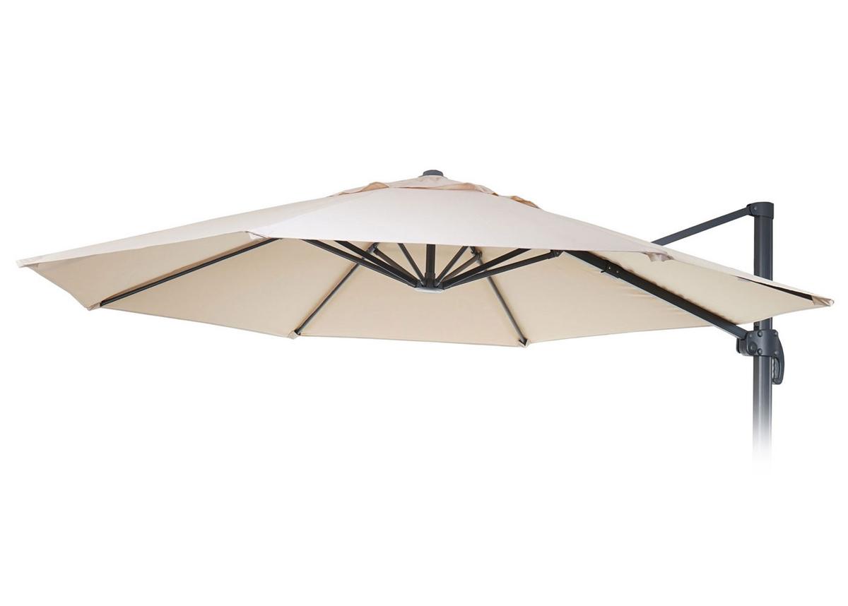 SONNENSCHIRMBEZUG Cremeweiß - Weiß, Textil (350/350cm) - MCW