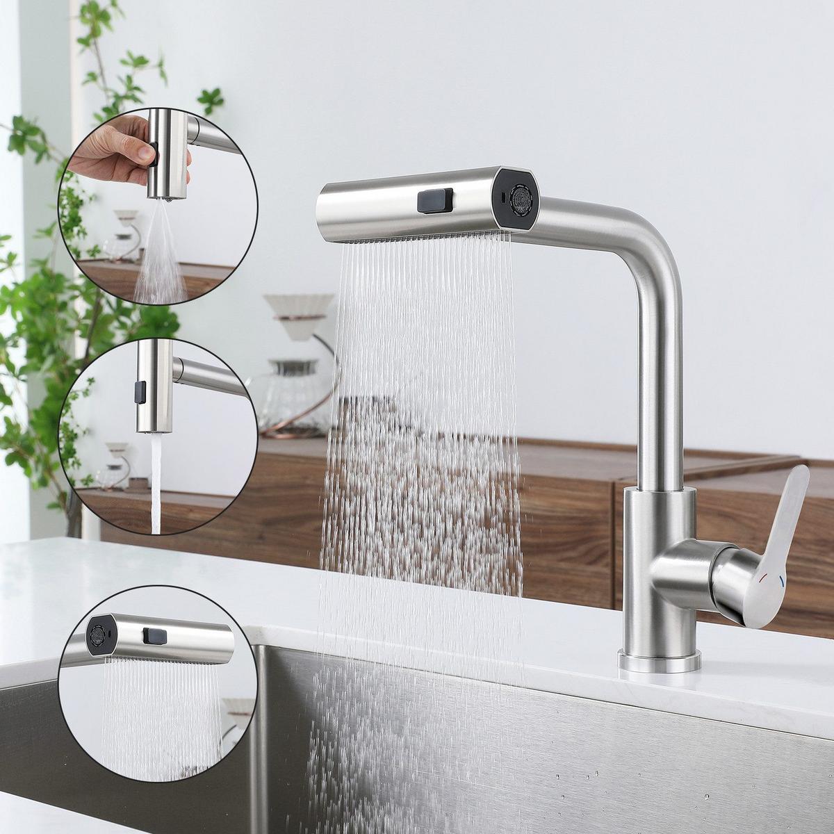 WASCHTISCHARMATUR Einbeck II 34/19.5/19.5cm - Weiß, Kunststoff (19.5/19.5/34cm) - Nettlife