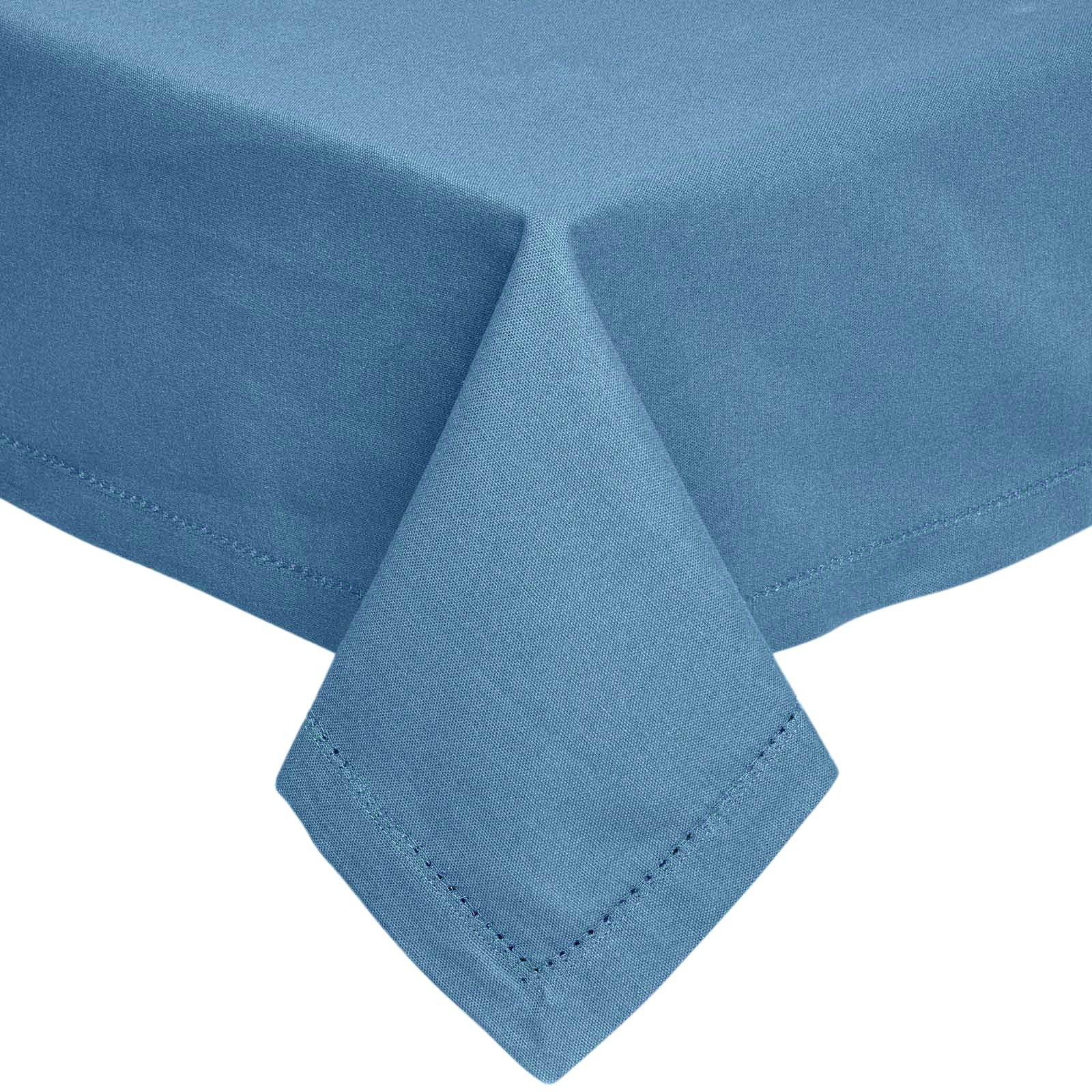 TISCHDECKE blau 137/178 cm, 100% Baumwolle - Blau, Textil (137/178cm) - Homescapes
