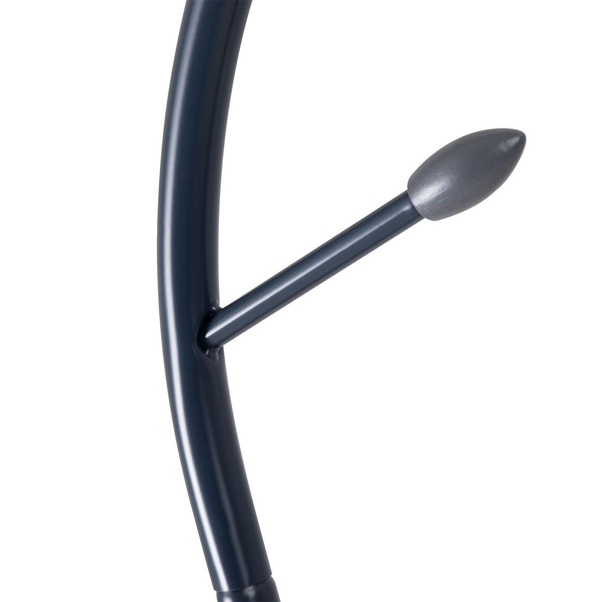 KLEIDERSTÄNDER TRIANA grau - Grau, Metall (30/185/30cm) - IDIMEX