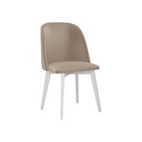 STUHL Monti 3, Holzfarbe: Weiß - Beige/Weiß, Holz (48/83/55cm) - MIRJAN24