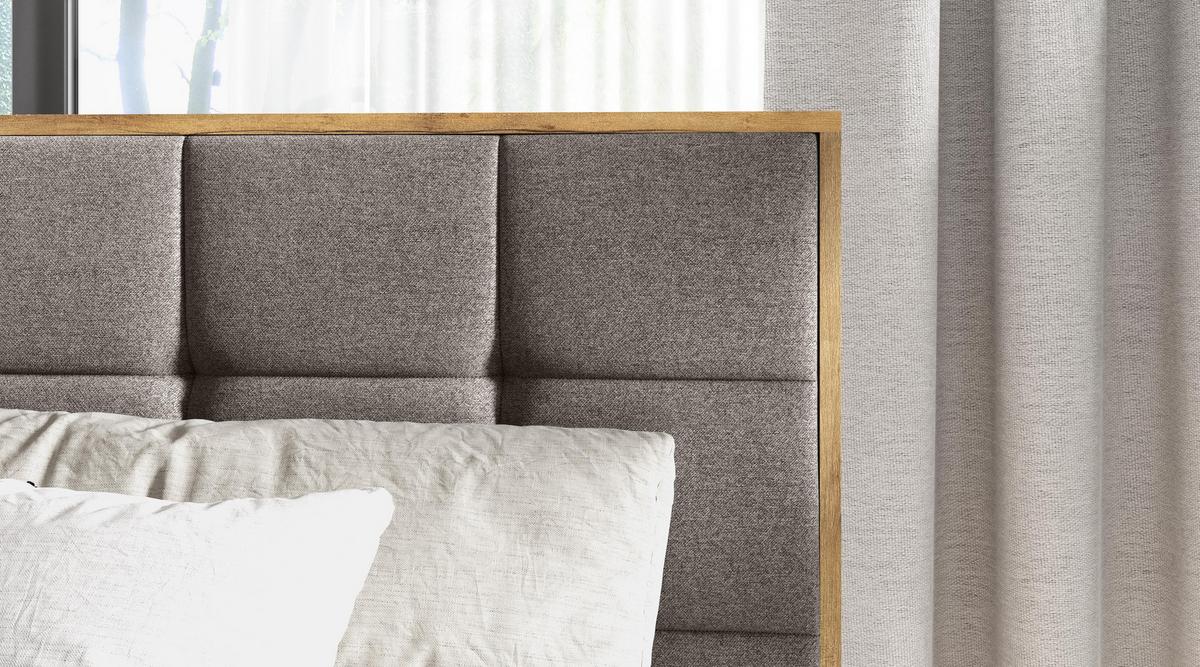 BOXBETT Vendio 160/200 cm in Braun – mit Bettkasten und Topper - Schwarz/Braun, Holz/Holzwerkstoff (160/200cm) - AX Living