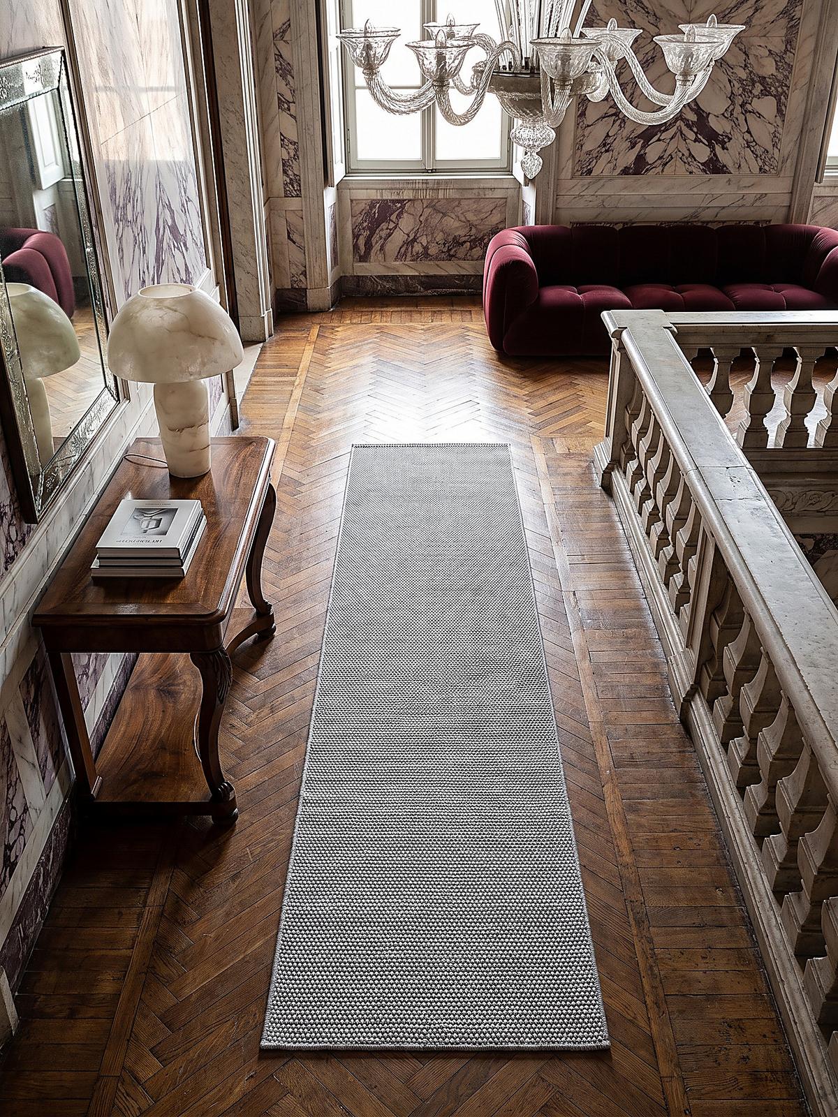 TEPPICHLÄUFER Uni STURA Polypropylen Grau 80 x 250 cm - Grau, Textil (80/250cm) - KADIMA DESIGN