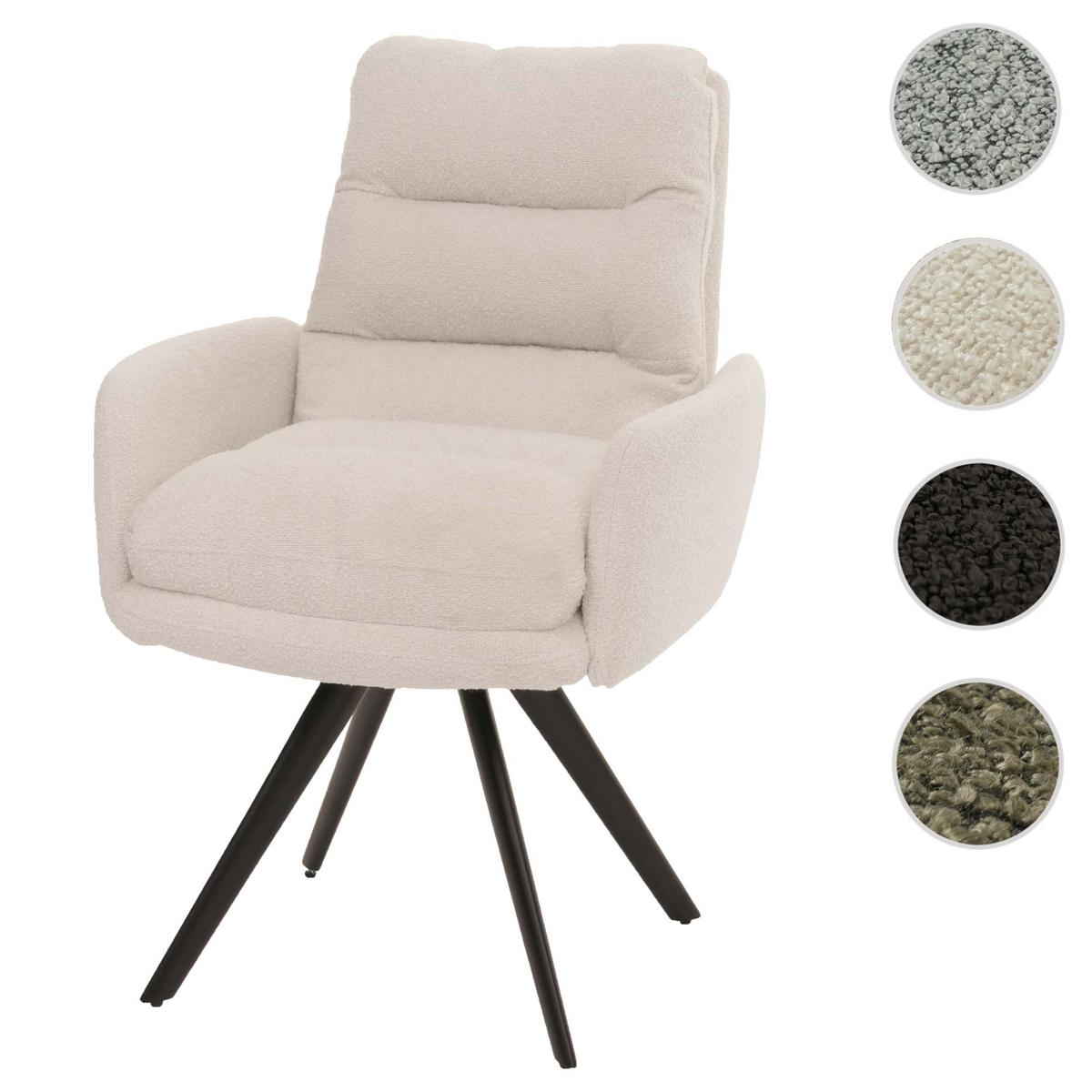 ESSZIMMERSTUHL Cremeweiß - Creme/Weiß, Textil (62/92/68cm) - MCW