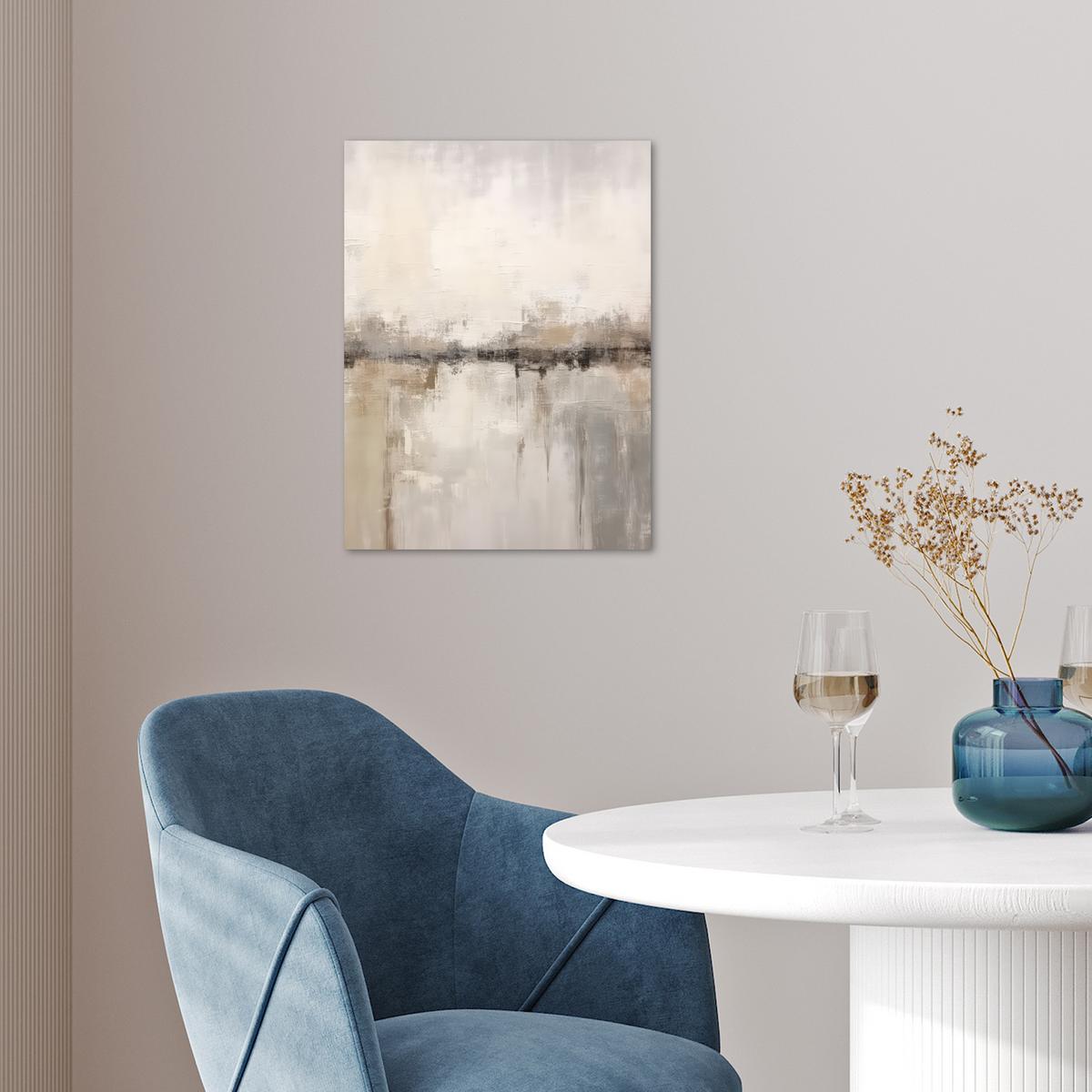 POSTER Moderne Kunst - Abstrakt - Beige Wandbilder 30x40 cm - Beige, Papier (30/40/0.1cm) - MuchoWow