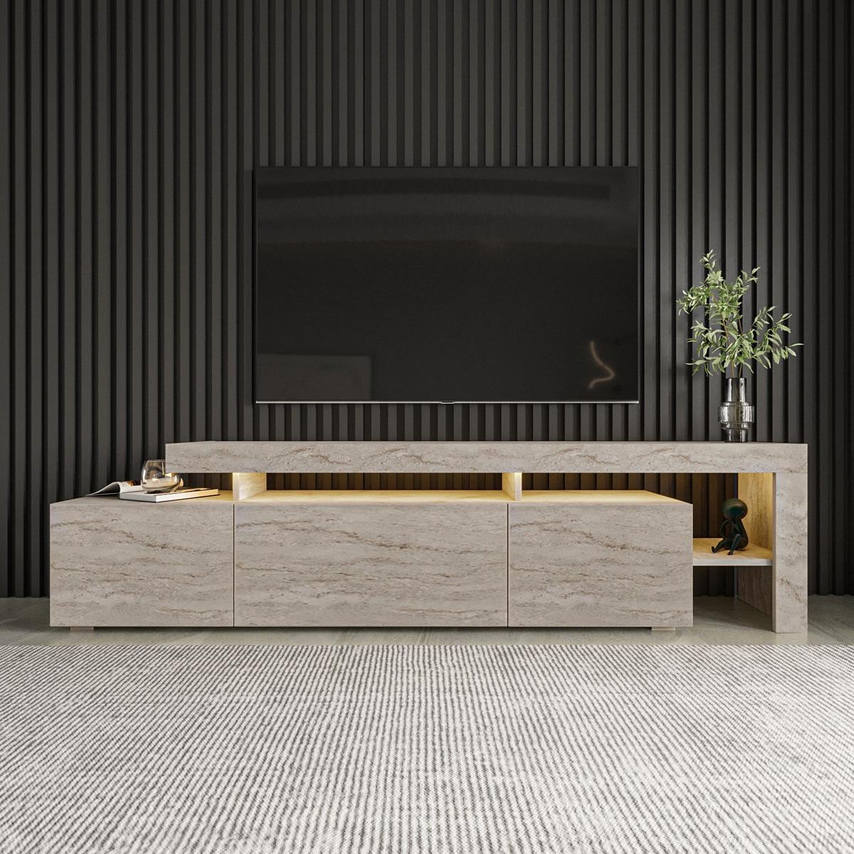 TV-MÖBEL beliz beige - Beige, Holz (37/53/192cm) - Habitat Garten