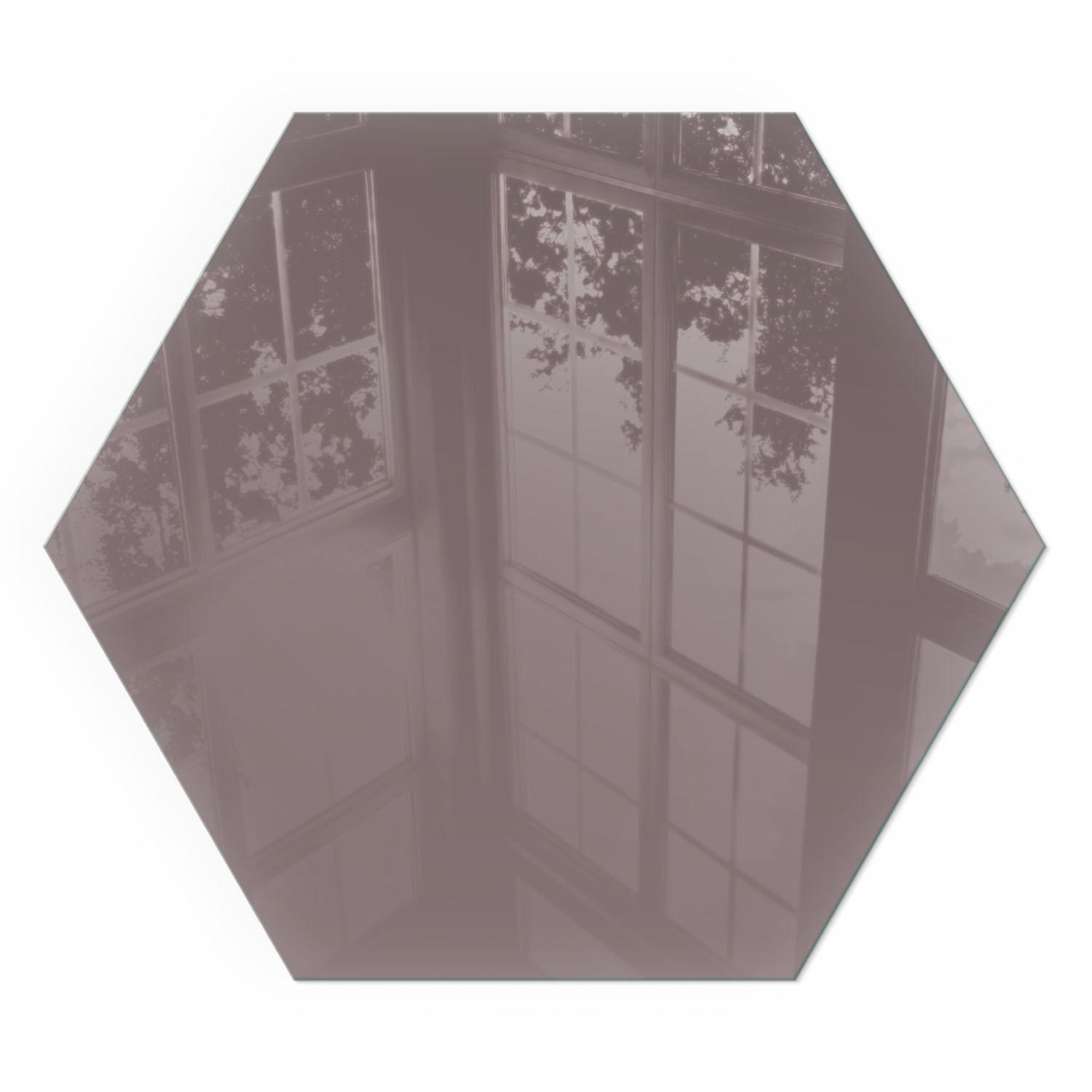 GLASPLATTE für Kamin h40 cm - Pink, Glas (40/40/0.4cm) - TULUP