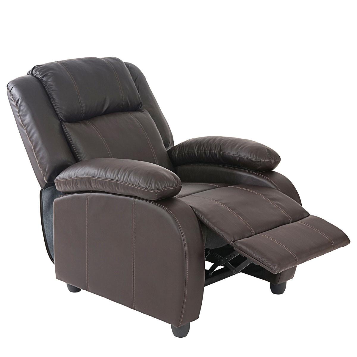 RELAXSESSEL Rehbraun - Hellbraun, Textil (84/102/93cm) - MCW