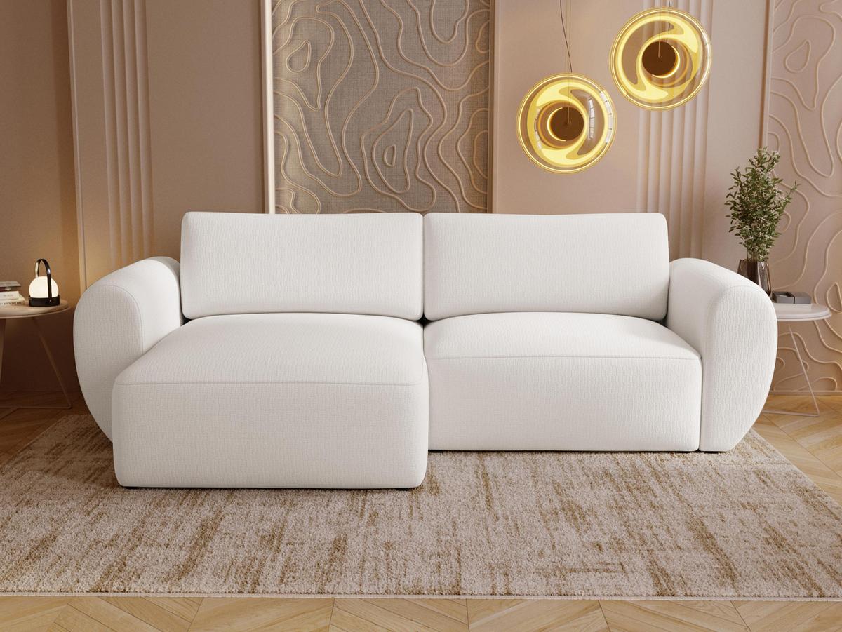 ECKSOFA Suzi - Creme/Schwarz, Holzwerkstoff/Kunststoff (147/261cm) - MIRJAN24