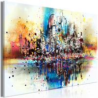 KUNSTDRUCK Bunt 90/60 cm - Multicolor, Textil (90/60cm) - KUNSTLOFT