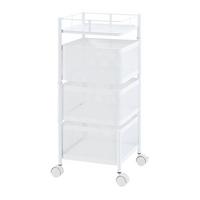 ROLLWAGEN Sunndal - Weiß, Metall (27/64.5/27cm) - [en.casa]