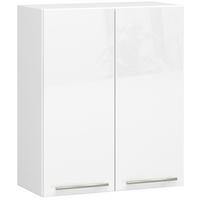 HÄNGESCHRANK Weiß, Weiß Glanz 72/60/30 - Weiß Hochglanz/Weiß, Holzwerkstoff (60/72/30cm) - RAUMHIRSCH FURNITURE