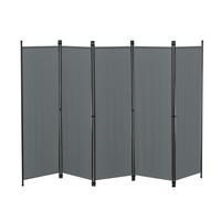 SICHTSCHUTZ Huesca - Dunkelgrau, Textil/Metall (250/2cm) - [en.casa]