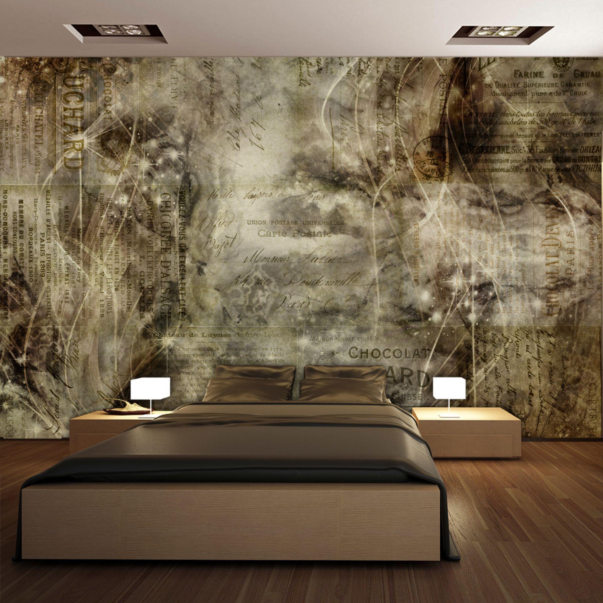 SELBSTKLEBENDE FOTOTAPETE 196/140 cm - Braun/Grau, Kunststoff/Textil (196/1cm) - KUNSTLOFT