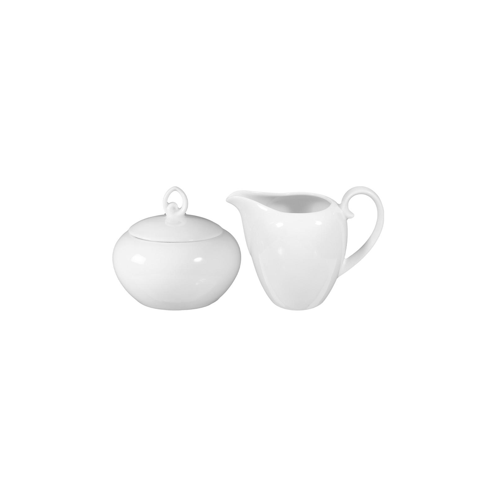 MILCH- UND ZUCKERSET Rondo/Liane weiß für 2 Personen 2er Set - Weiß, Keramik (1/2cm) - Seltmann Weiden
