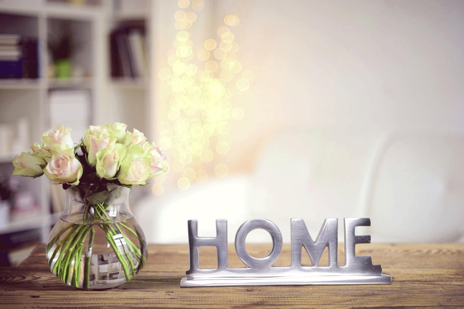 Dekobuchstaben-Home-Silberfarben-Metall-stehend-handgemacht-günstig-bei mömax