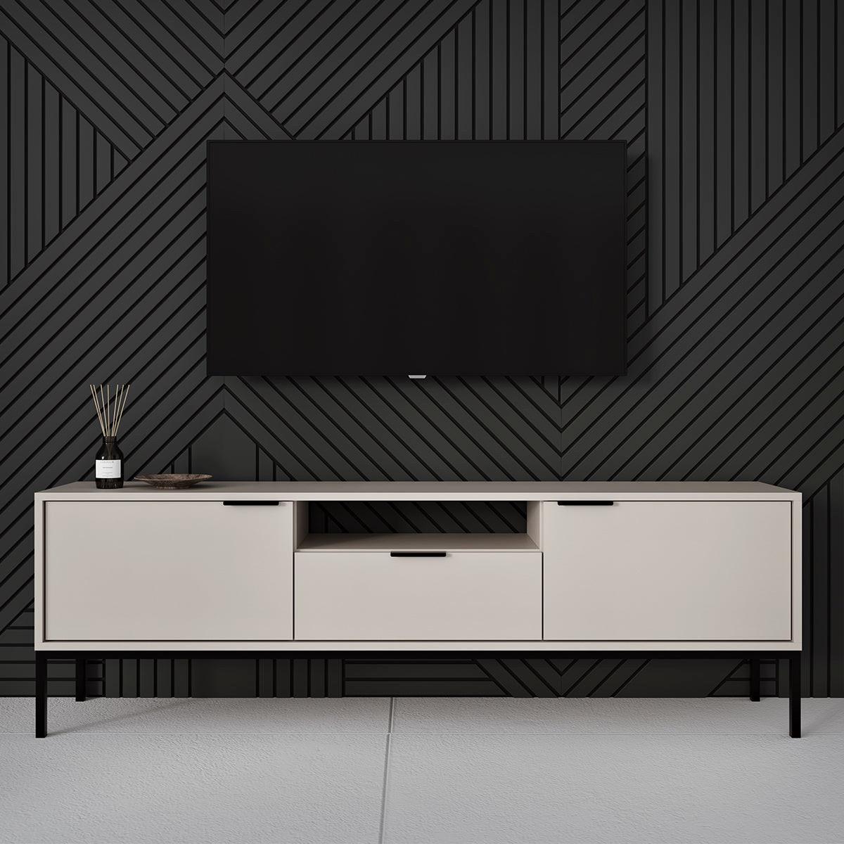 TV-MÖBEL Seattle Kaschmir - Beige, Holzwerkstoff (175/56.4/33cm) - Petits-meubles