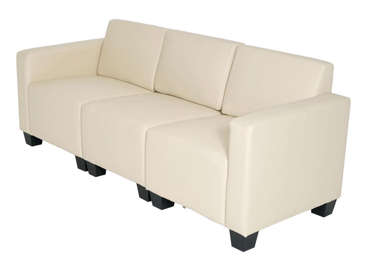 3-SITZER SOFA Beige - Beige/Creme, Textil (193/76/72cm) - MCW