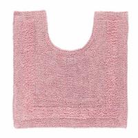 WC-VORLEGER 50/55 cm, 100% Baumwolle, wendbar - Rosa, Textil (50/55cm) - Homescapes