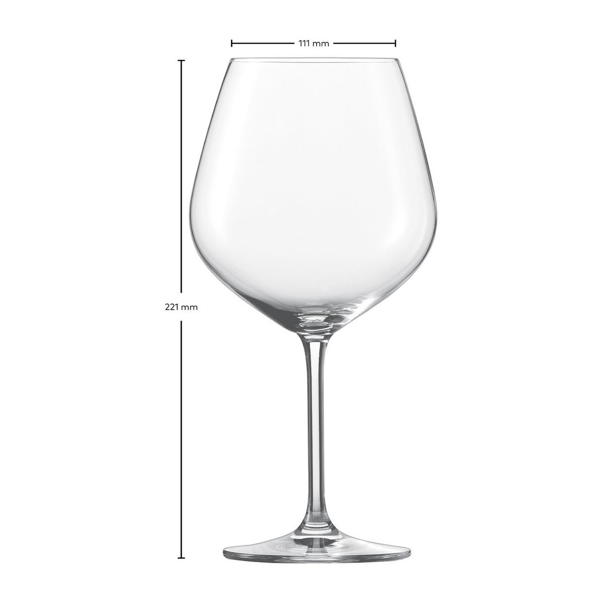 BURGUNDERGLÄSER Forté transparent 732 ml 4er Set - Transparent, Glas (0.732L) - Schott Zwiesel