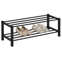 SCHUHREGAL NAVAN - Schwarz, Metall (80/27/29cm) - IDIMEX