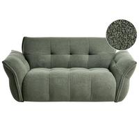 2-SITZER-SOFA Bouclé Grün Halba - Grün, Textil (174/80/85cm) - Beliani