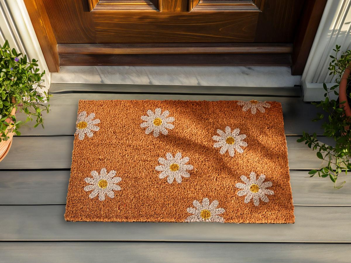 FUSSMATTE Naturfarben Topko - Naturfarben, Naturmaterialien (40/60cm) - Beliani