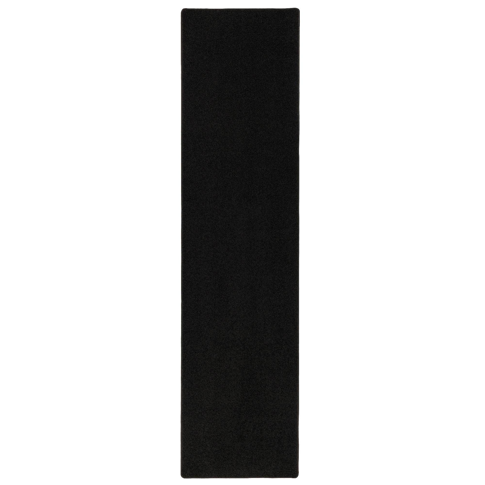 HOCHFLOR LANGFLOR TEPPICH LÄUFER COTTAGE - Schwarz, Textil (80/200cm) - Snapstyle