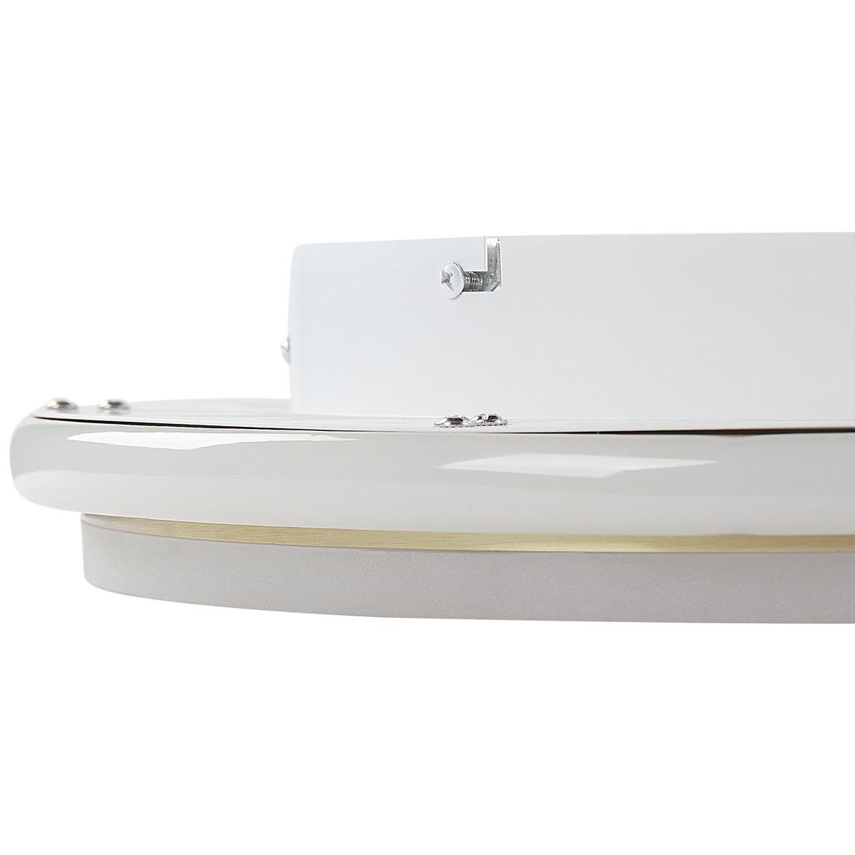 DECKENLEUCHTE Taping 64/64/7 cm - Goldfarben, Metall (64/64/7cm) - Beliani