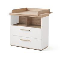 WICKELKOMMODE Jimmy Weiß - Weiß, Holzwerkstoff (110/103/78cm) - Roba