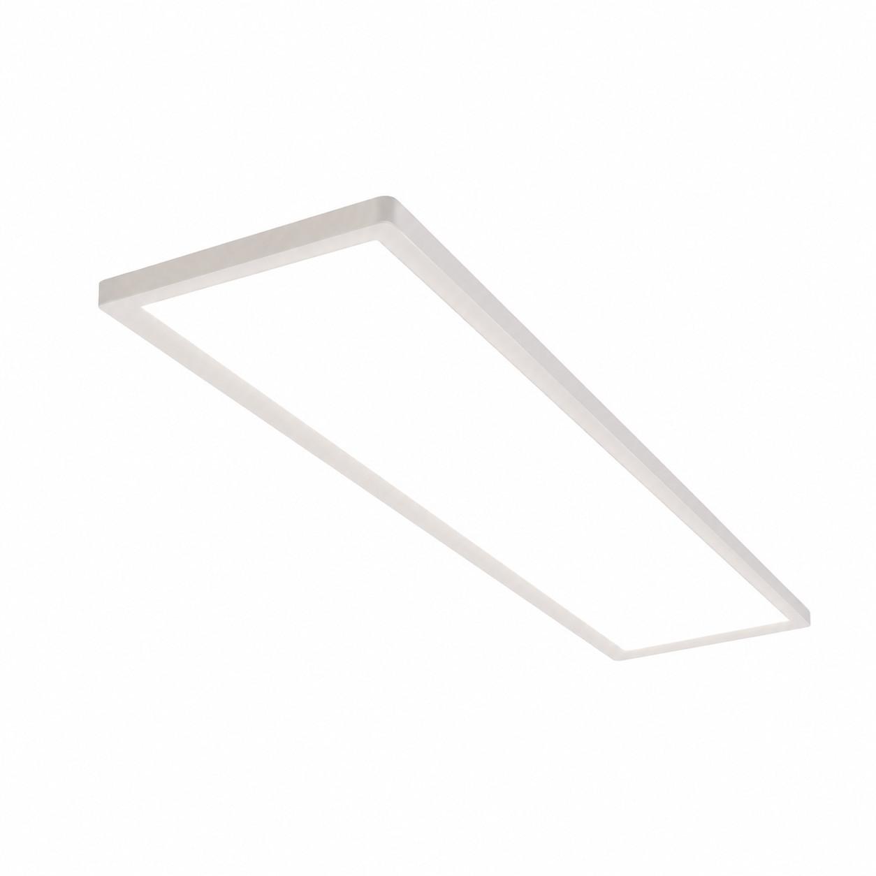 LED DECKENLEUCHTE Helyvith 100/25/5 cm - Weiß, Kunststoff/Metall (100/25/5cm) - ZMH