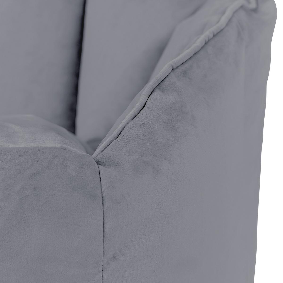 SITZSACK-SESSEL Sirena - Grau, Textil (77/64/74cm) - icon
