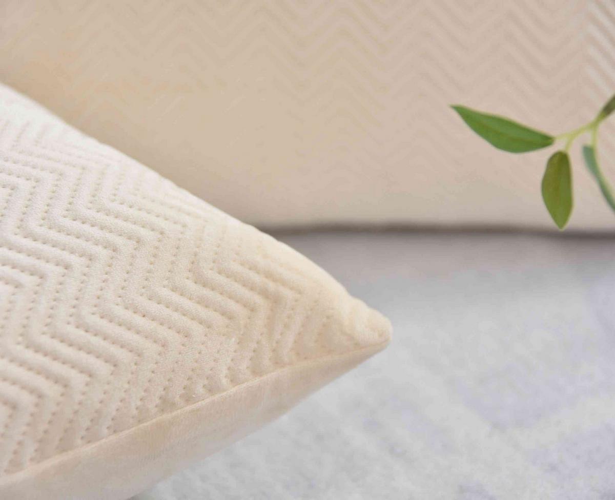 DEKOKISSEN Greta 45x45 cm Creme - Creme, Textil (45/45cm)
