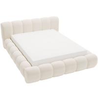 POLSTERBETT Doria 180x200 Cremige - Creme, Textil (180/200cm) - Graingold