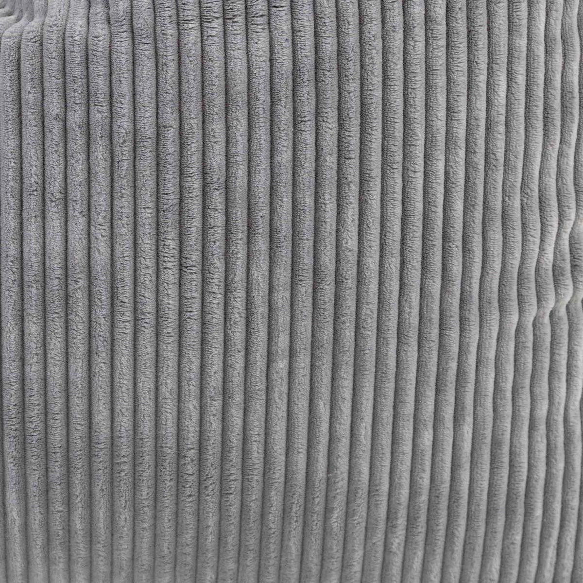 SITZSACK Sofa Cecilia Cord - Grau, Textil (160/70/93cm) - icon