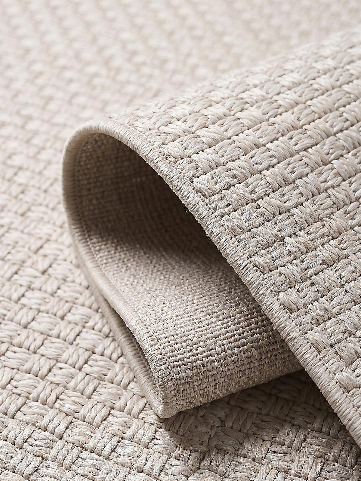 FLACHWEBTEPPICH Uni BROYE Polypropylen Beige 140 x 200 cm - Beige, Textil (140/200cm) - KADIMA DESIGN