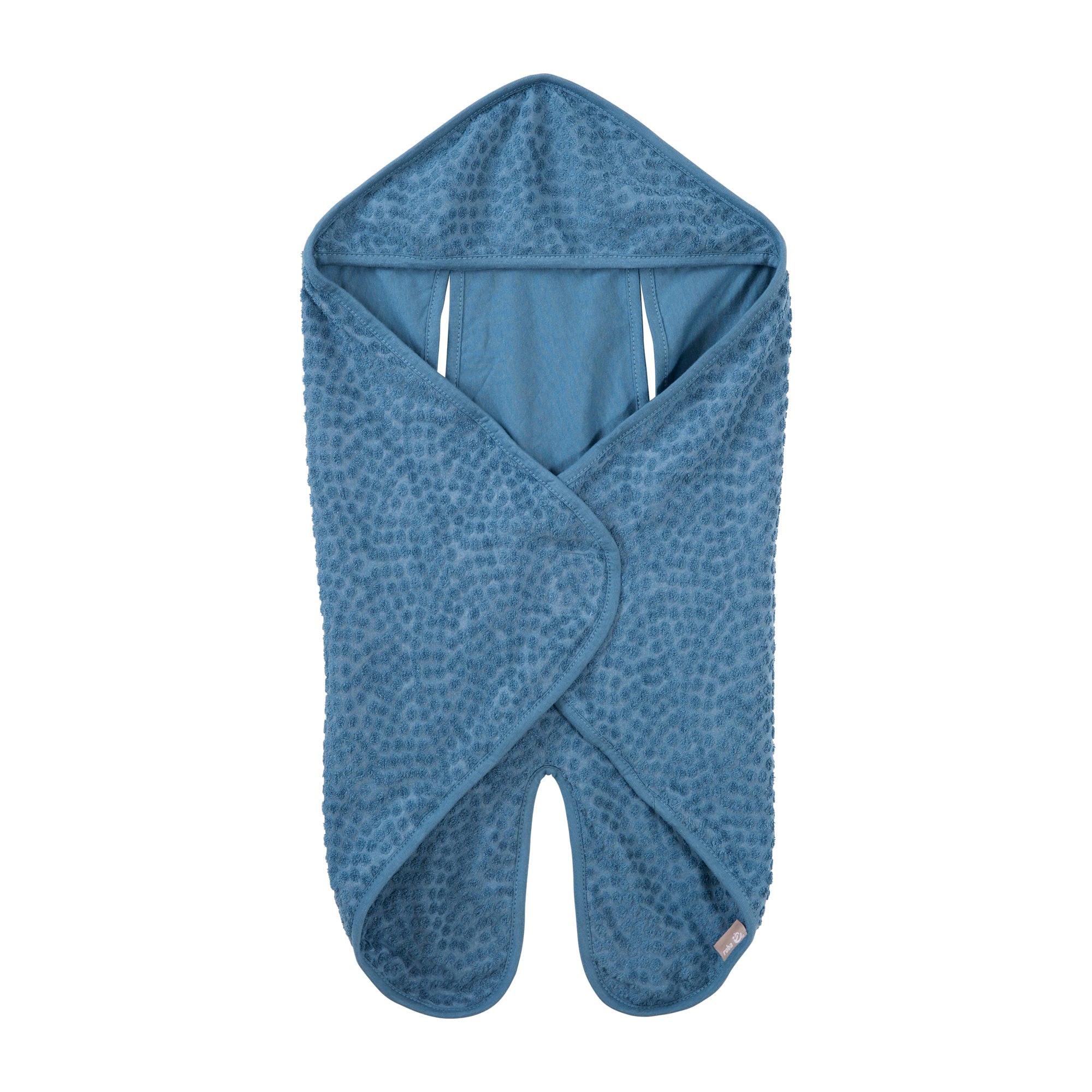 BABY-EINSCHLAGDECKE Seashells indigo - Blau, Textil (82.5/73cm) - Roba