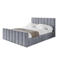 POLSTERBETT mit Bettkasten, Fußteil und Lattenrost, Boxbett ohne Matratze - FINO-Z 180x200 Grau - Grau, Holzwerkstoff/Textil (180/200cm) - ALTDECOR