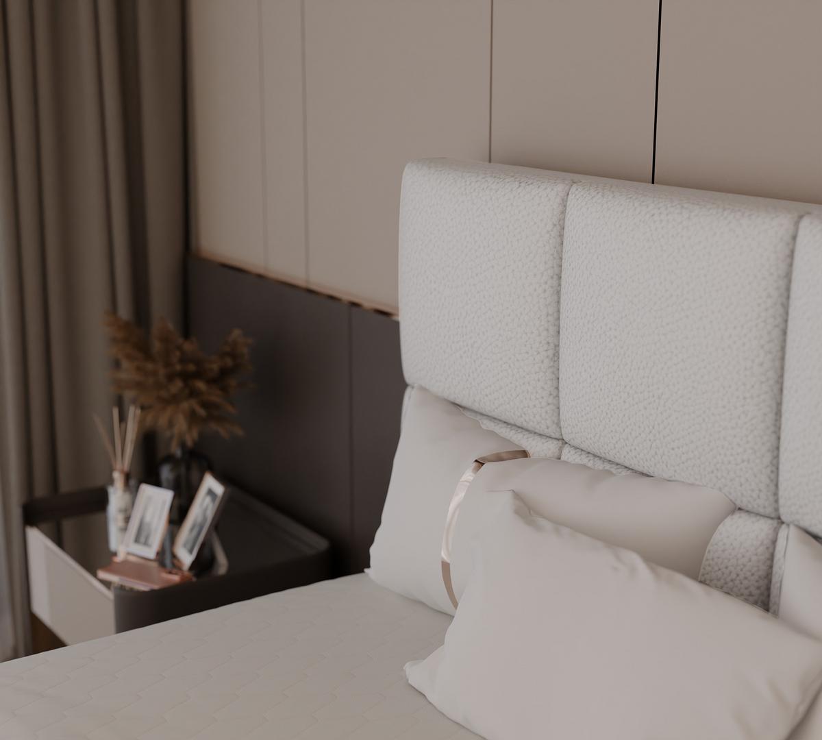 BOXBETT 120x200 cm mit Topper - Weiß, Textil (120/200cm) - Idohome