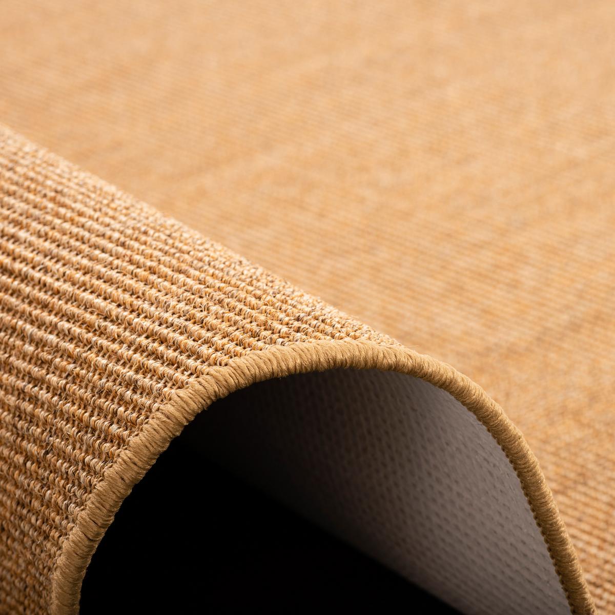 SISAL NATUR TEPPICH RUND - Nussbaumfarben, Textil (100/100cm) - Snapstyle
