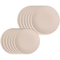 TAFELSERVICE NewMoon beige 12-tlg. - Beige, Keramik (2/2/2cm) - Villeroy & Boch