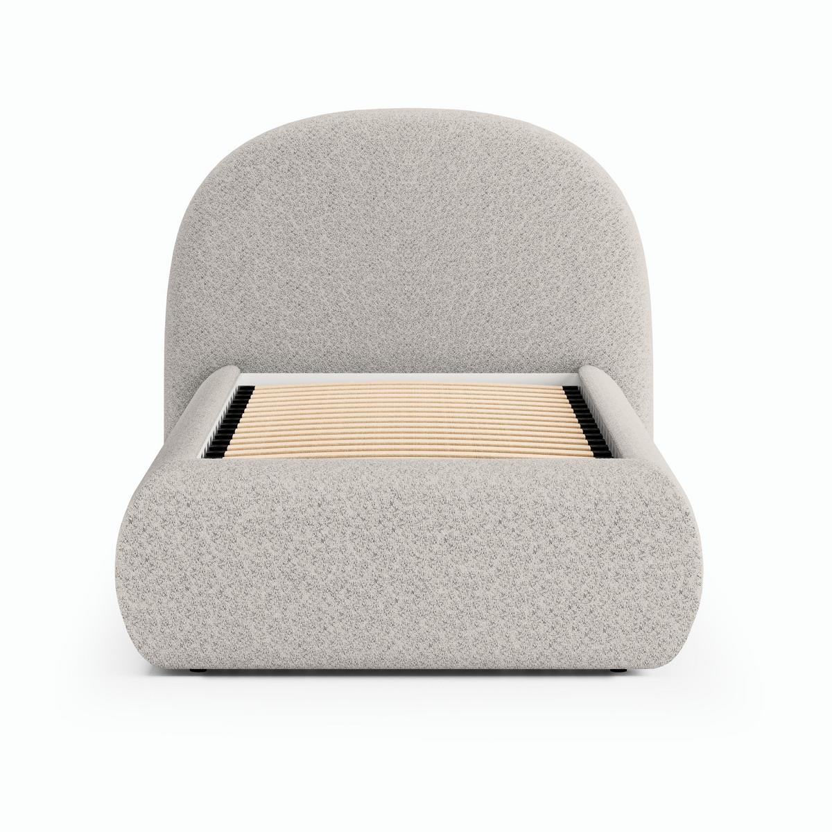 POLSTERBETT Motti 90x200, Einzelbett mit Bettkasten, ohne Matratze, Beige - Beige, Holzwerkstoff (90/200cm) - Beautysofa
