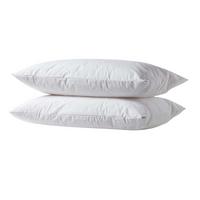 KISSENSCHONER wasserdicht 48/74 cm, 2er-Set mit Reißverschluss - Weiß, Textil (48/74cm) - Homescapes