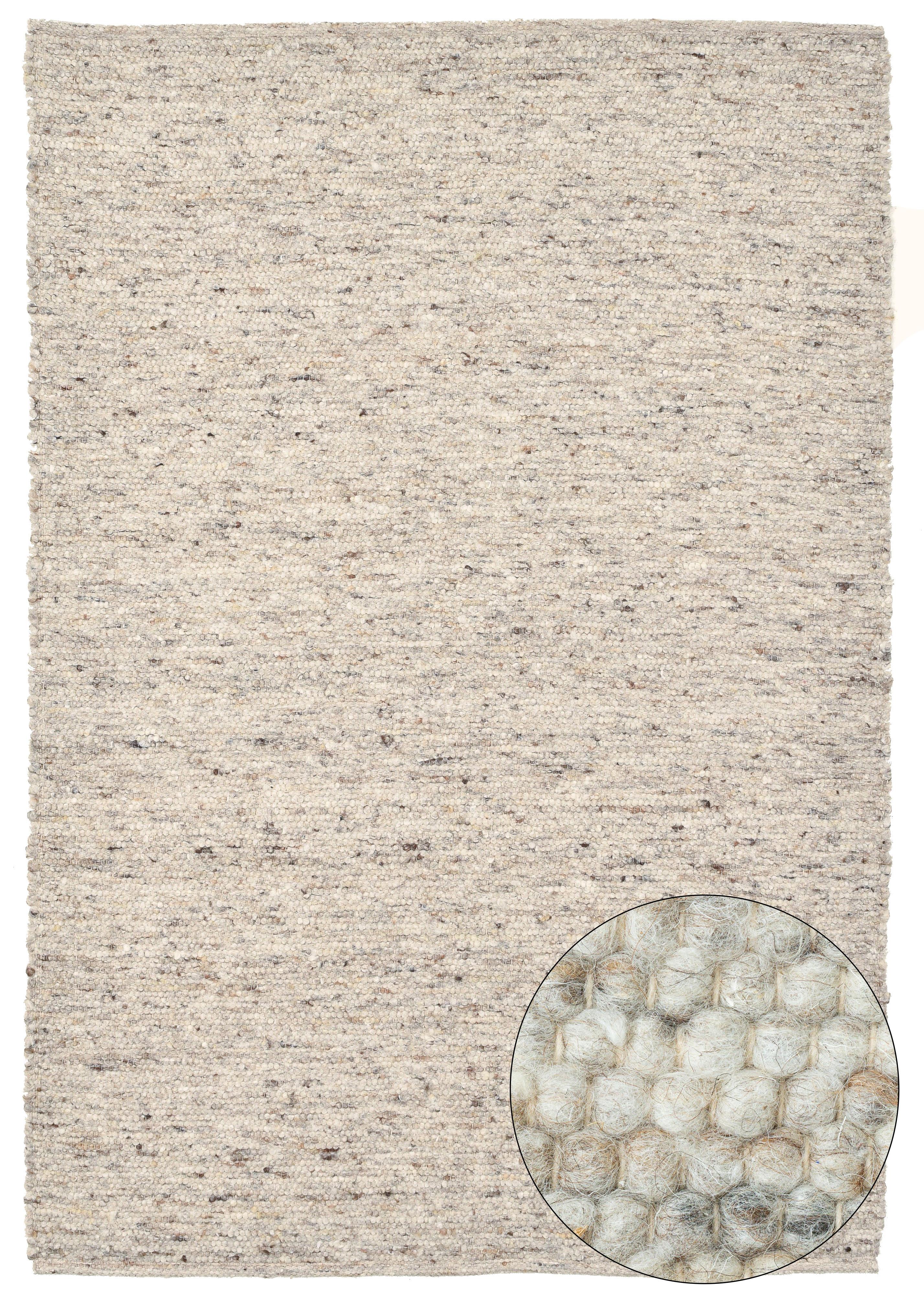HANDWEBTEPPICH Anden 140x200 cm - Sandfarben, Textil (140/200cm) - Rug and Roll