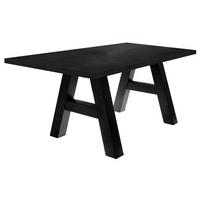 ESSZIMMERTISCH Elia 8 200 x 100 x 75 Esstisch Schwarzstahl - Schwarz, Holz (200/100/75cm) - 58aufmkessel