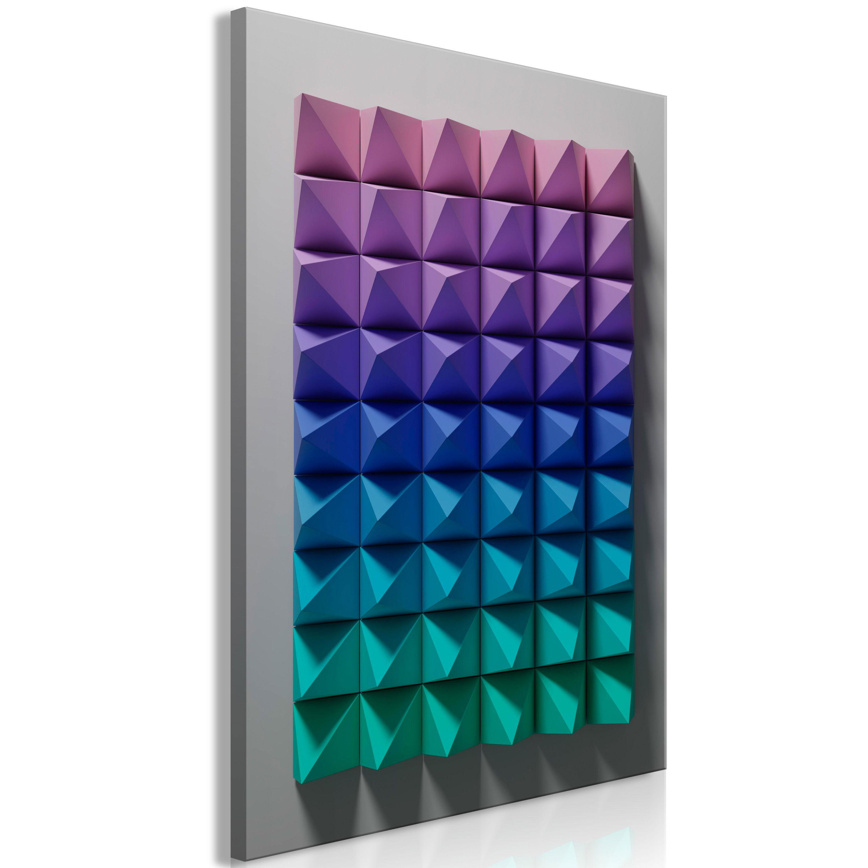 KUNSTDRUCK Bunt 40/60 cm - Multicolor, Textil (40/60cm) - KUNSTLOFT