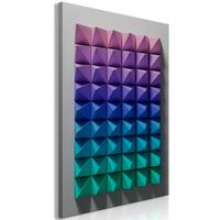 KUNSTDRUCK Bunt 40/60 cm - Multicolor, Textil (40/60cm) - KUNSTLOFT