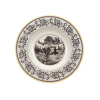 SUPPENTELLER Audun Ferme weiß-grau-gelb ø 24,2 cm - Gelb/Weiß, Keramik (24.2cm) - Villeroy & Boch