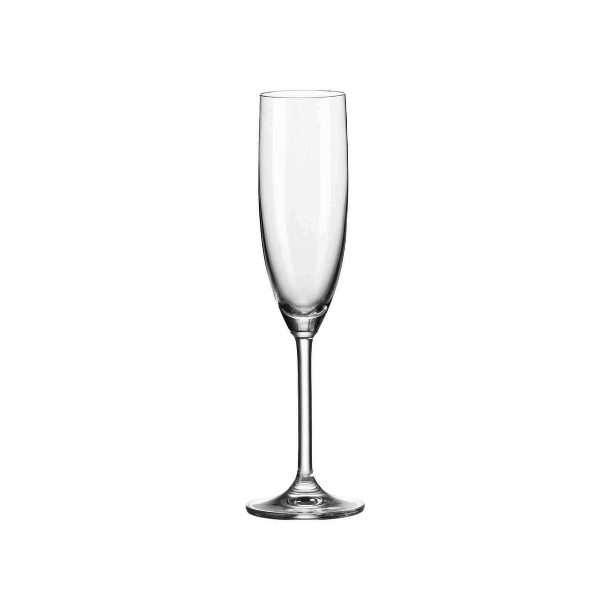 SEKTGLÄSER Daily transparent 120 ml 6er Set - Transparent, Glas (0.2L) - Leonardo Living